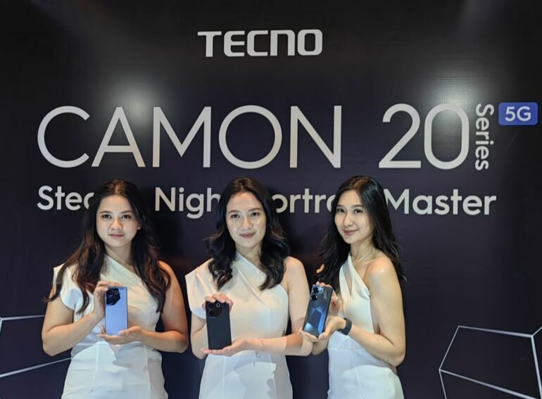 Harga Mulai 3 Jutaan Rupiah TECNO CAMON 20 Series Resmi Hadir Di