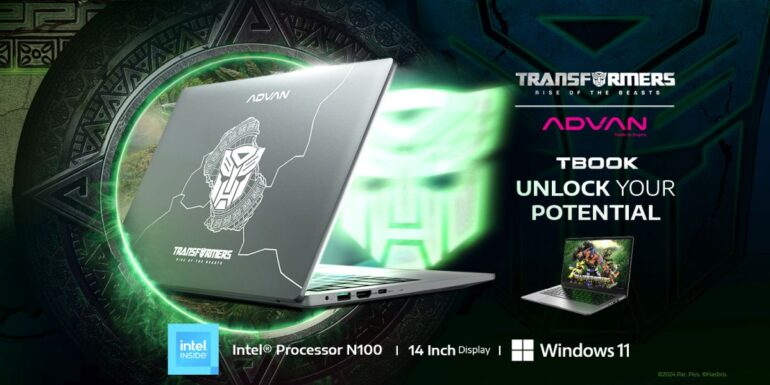 Gandeng Hasbro ADVAN Luncurkan Laptop TBOOK X Transformers