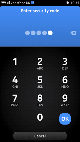 Nokia N9 Security Menu-6 Nokia N9 Security Menu 6