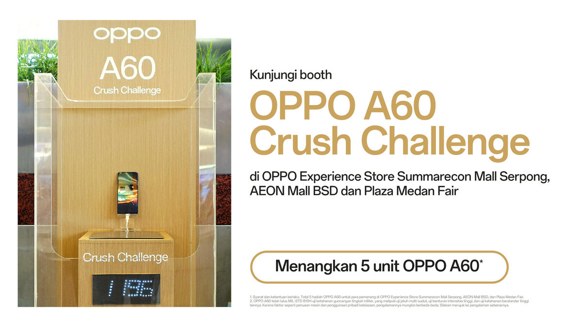 OPPO A60 Crush Challenge