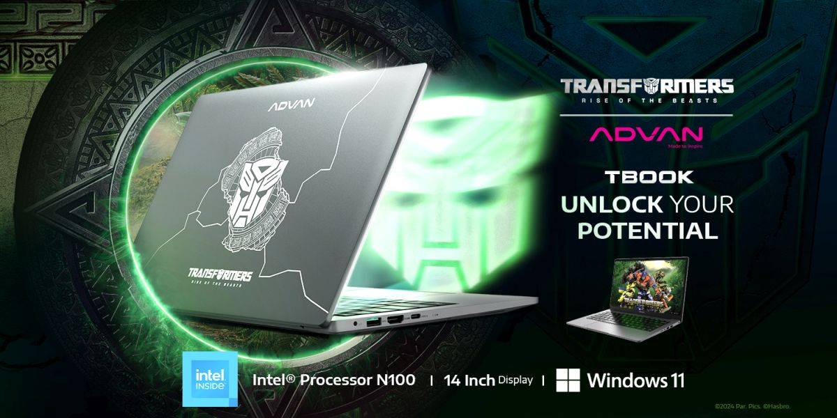 Gandeng Hasbro, ADVAN Luncurkan Laptop TBOOK x Transformers 24 ADVAN TBOOK x Transformers