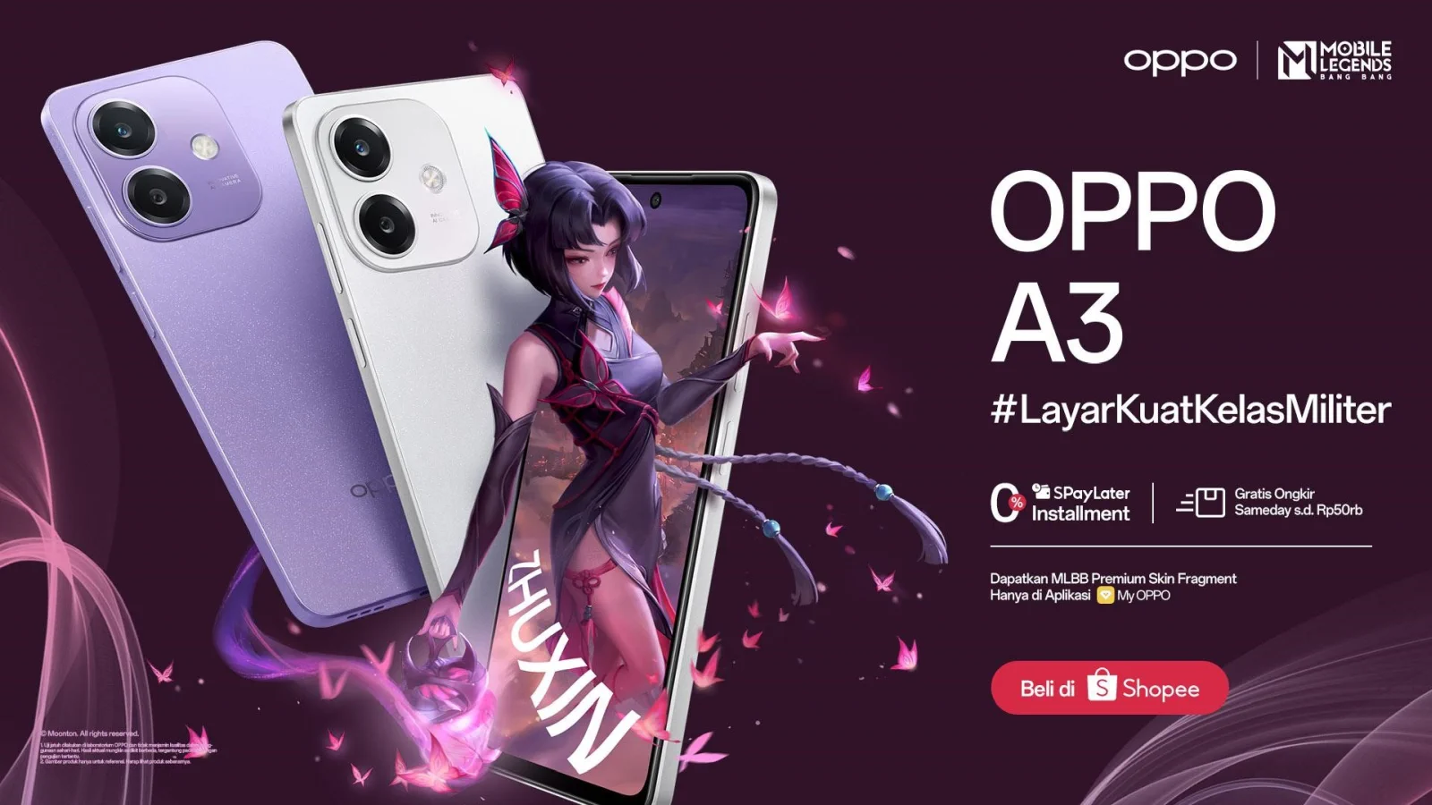 OPPO A3, Smartphone 2 Jutaan dengan Sertifikasi Ketahanan Tingkat Militer 27 OPPO A3 promo