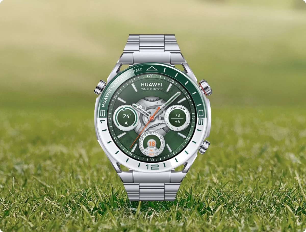 huawei watch ultimate green front