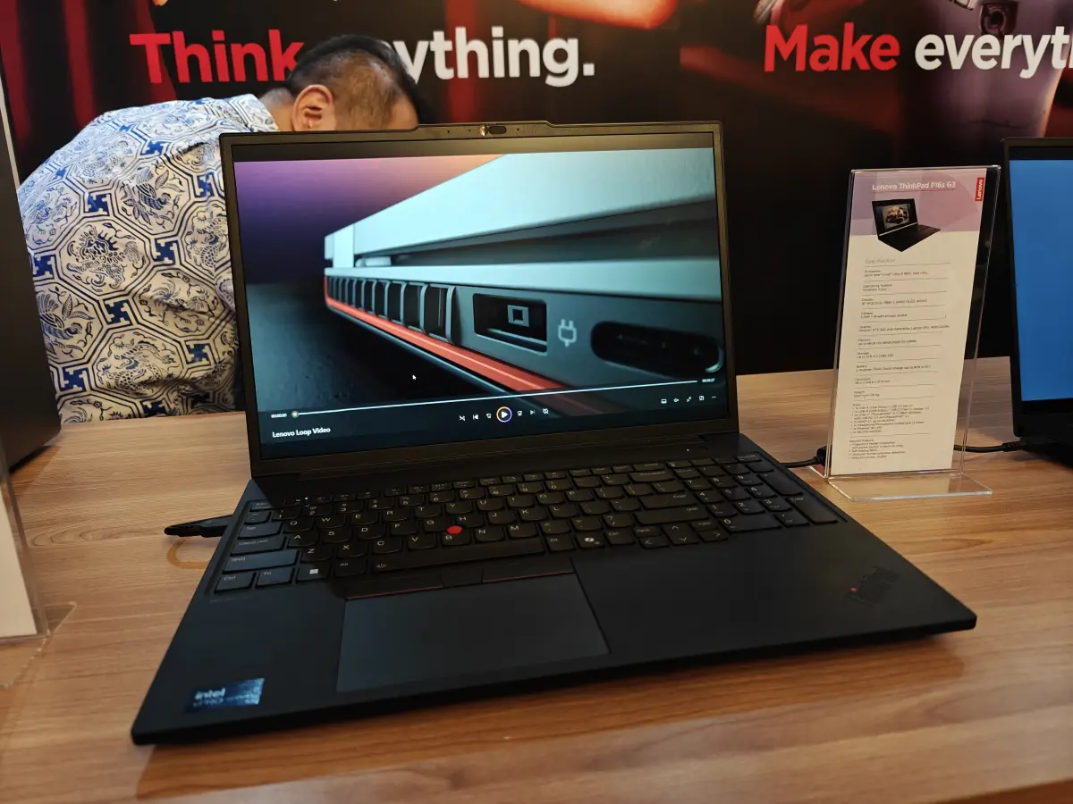 Lenovo Hadirkan ThinkPad P-Series dengan AI, Harga Mulai 33 Jutaan Rupiah. 28 Lenovo ThinkPad P16s G3 1
