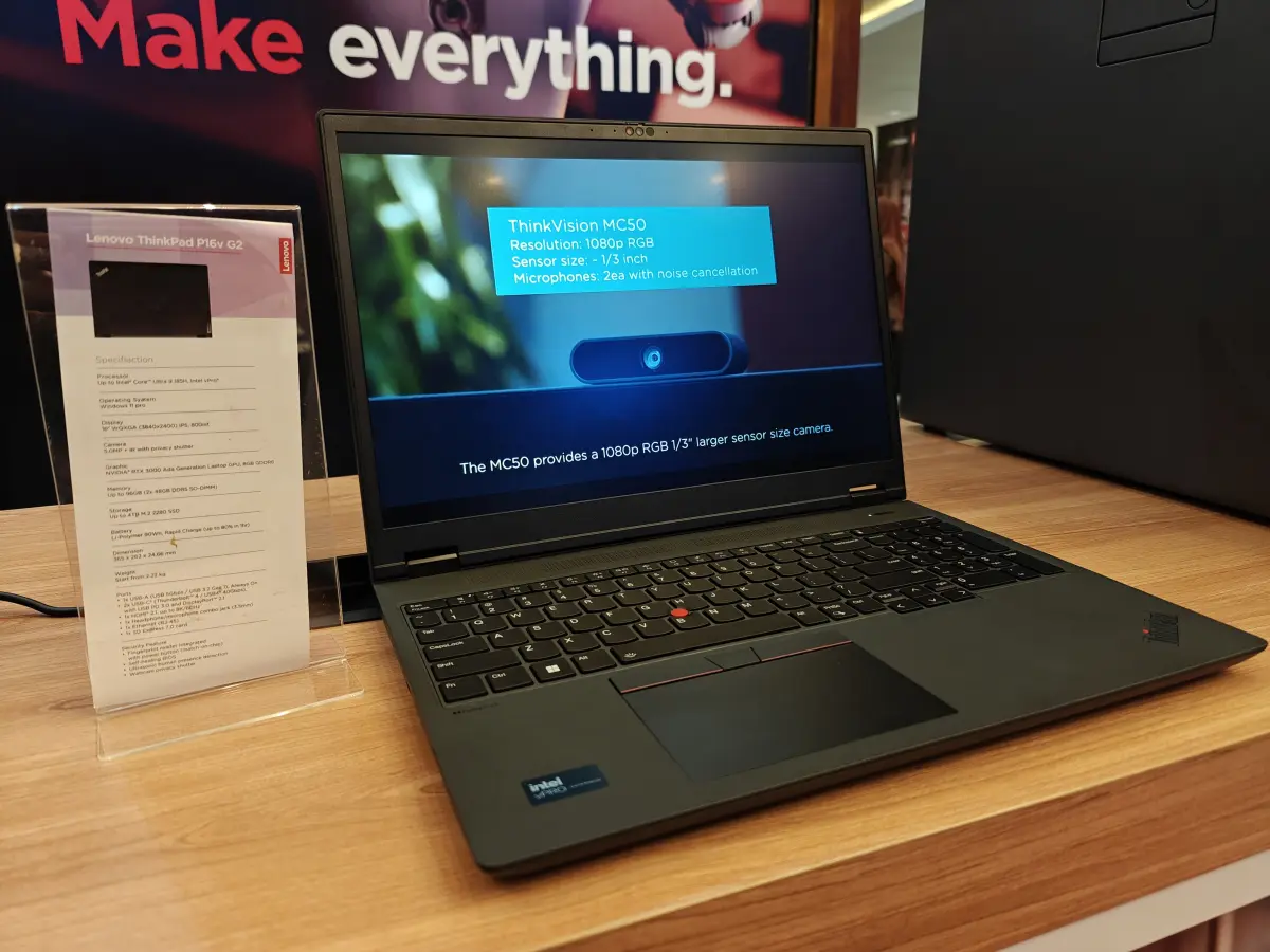 Lenovo Hadirkan ThinkPad P-Series dengan AI, Harga Mulai 33 Jutaan Rupiah. 27 Lenovo ThinkPad P16v G2 1