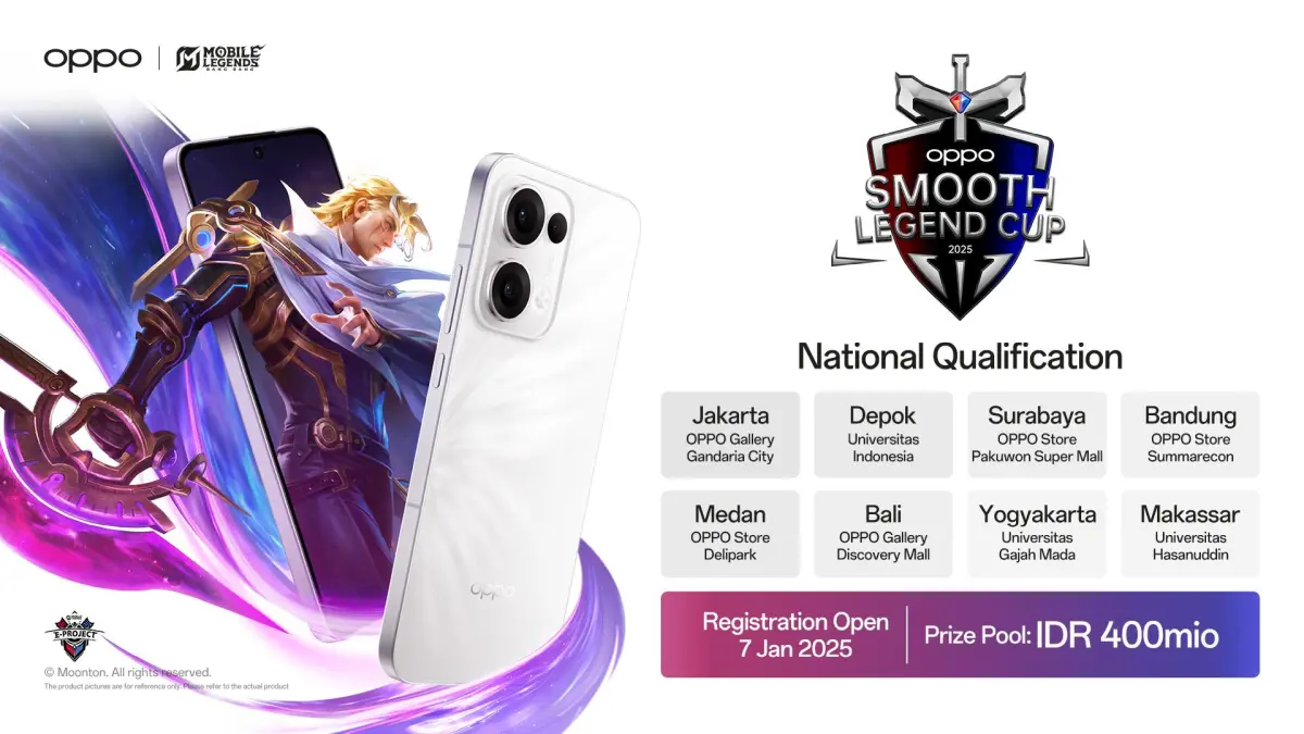 Dua Kelebihan Utama OPPO Reno 13 Series : Kamera Pintar dan Performa Gaming Mulus 28 OPPO Smooth Legend Cup 2025