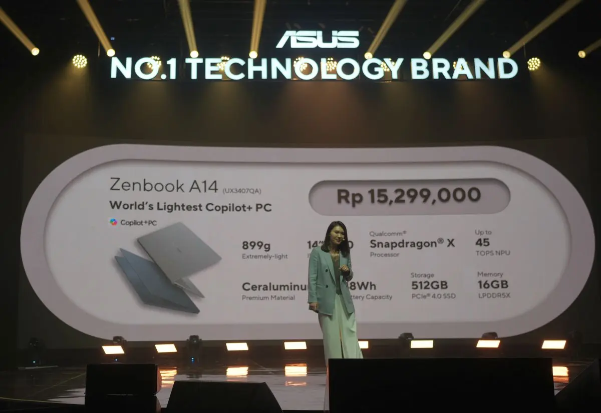 4 Kelebihan ASUS Zenbook A14 (UX3407QA), Laptop AI Paling Ringan di 2025 24 ASUS Zenbook A14 UX3407QA harga