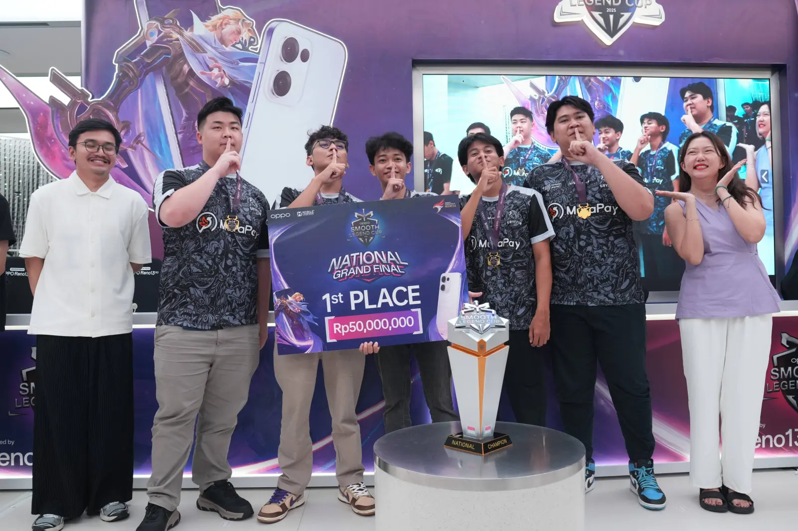 Inilah Juara MLBB x OPPO Smooth Legend Cup National Qualifier yang Siap Berlaga di Asia Tenggara 24 MLBB x OPPO Smooth Legend National Qualifier Grand Final 2