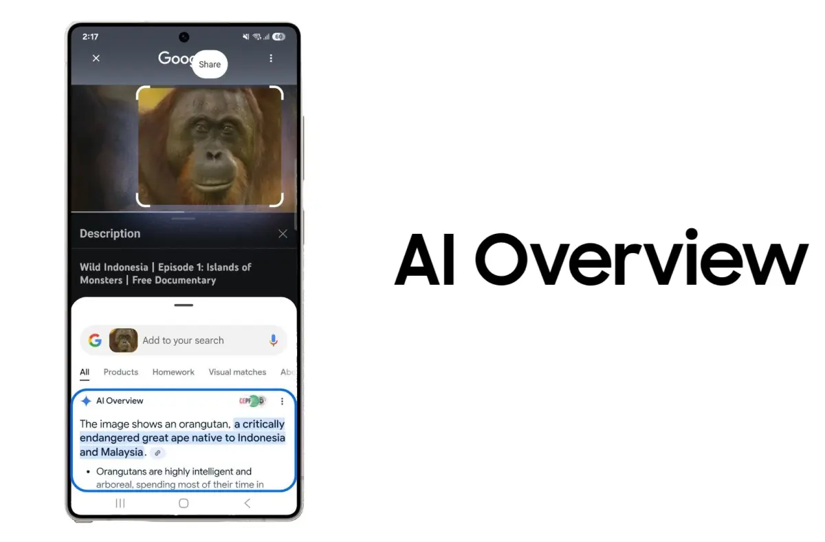 ai overview samsung s25 series