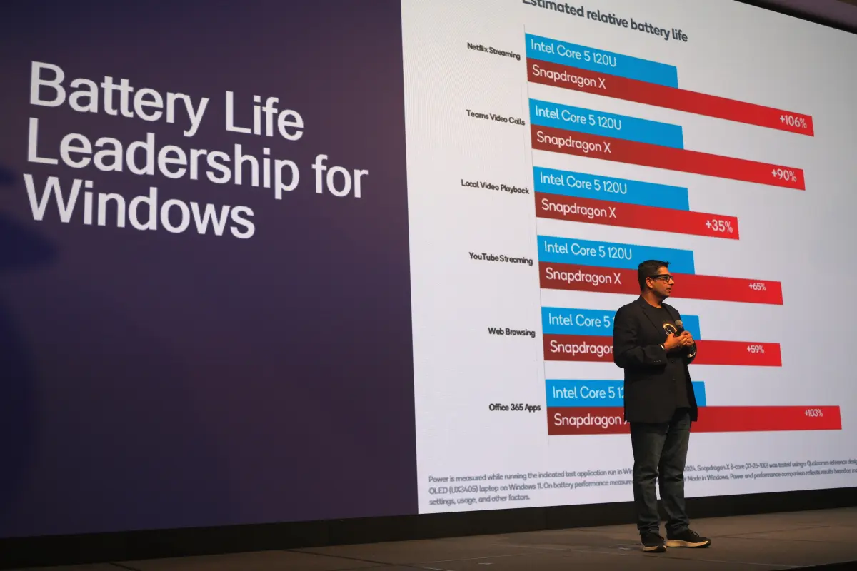 Qualcomm Snapdragon X Series : Platform Baru untuk Masa Depan PC dengan AI 29 battery life qualcomm snapdragon