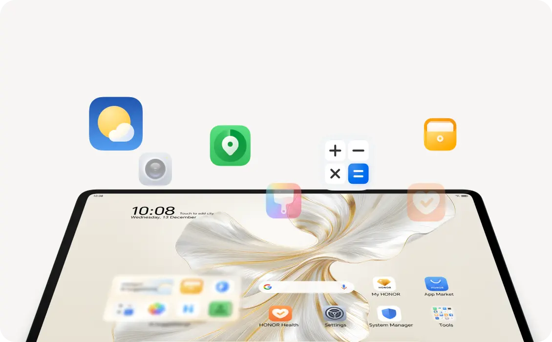 honor pad 9 illustrasi aplikasi
